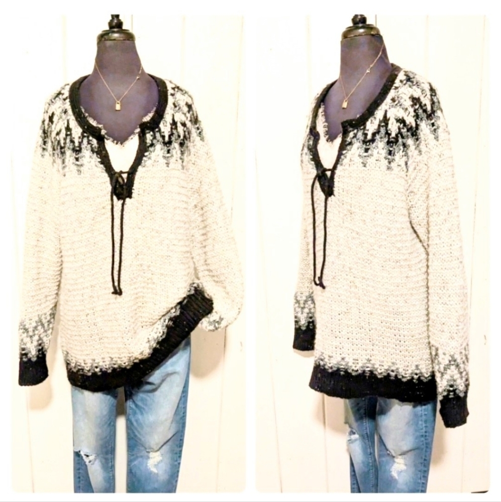 Ruff Hewn Vintage Chunky Boho sweater XL